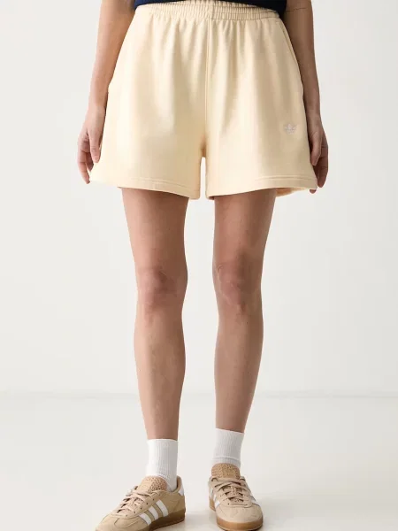 Adidas Originals trenirka kratke hlače Essentials rumena