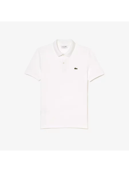 Lacoste Koszulka Polo Slim Fit Z Piki biała