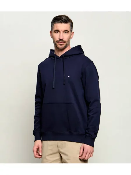 TOMMY HILFIGER Tréning póló ESSENTIAL tengerészkék / piros / fehér kék