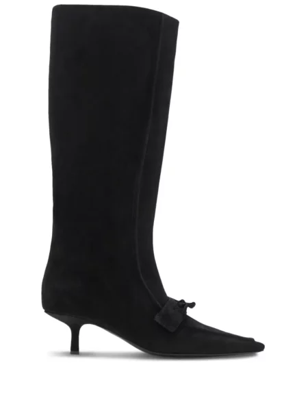 Botine Burberry din piele de căprioară negru