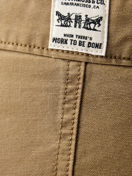 Levi's дънки loose дамски WORKWEAR LOOSE STRAIGHT бежово