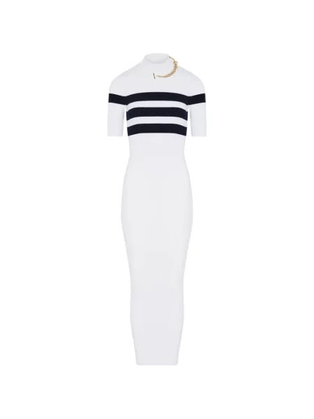 Maxi šaty Jean Paul Gaultier biela