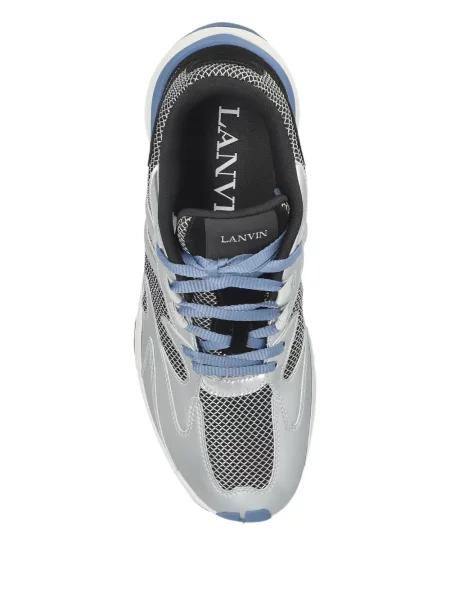 Sneakerși Lanvin plasă gri
