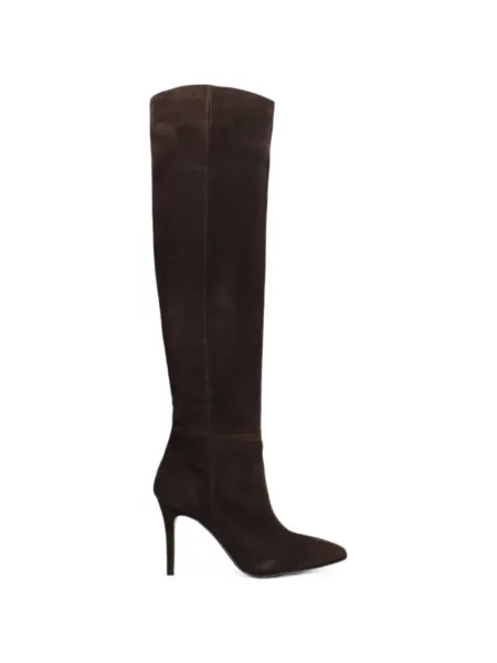Botine L Arianna din piele de căprioară maro
