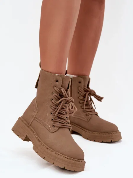 Čevlji do gležnjev Boto bež