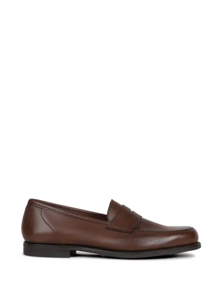 Pantofi loafer Crockett & Jones din piele maro