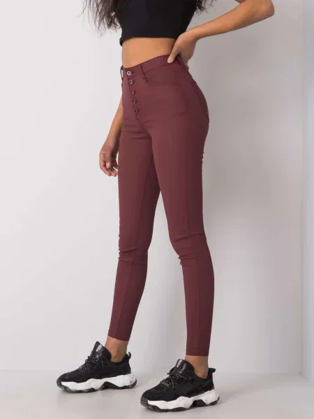 Pantaloni Daysie bordo