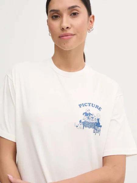 Тениска Picture D&S Doggo бежово