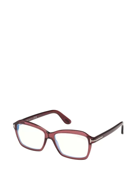 Τετράγωνα γυαλιά ηλίου Tom Ford Eyewear μωβ