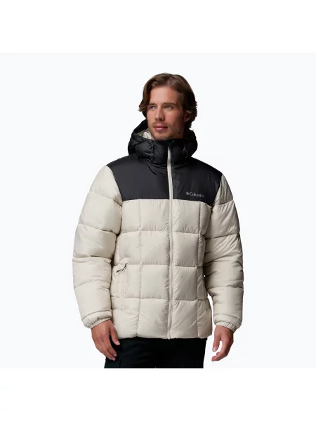 Geacă izolată pentru bărbați Columbia Puffect IV Hooded dark stone/shark