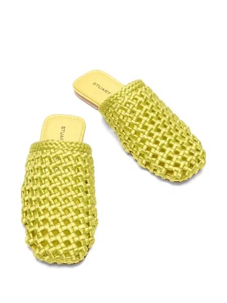 Papuci tip mules Stuart Weitzman verde