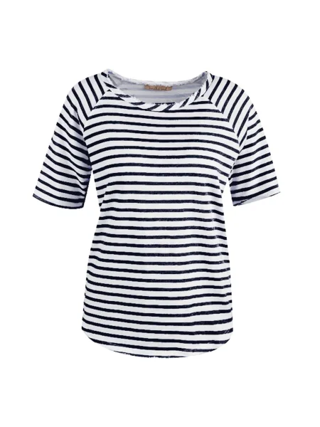 Smith&Soul Tricou crem / marin albastru