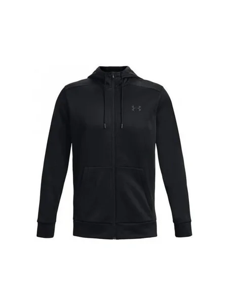 Hanorac cu glugă Under Armour din fleece negru