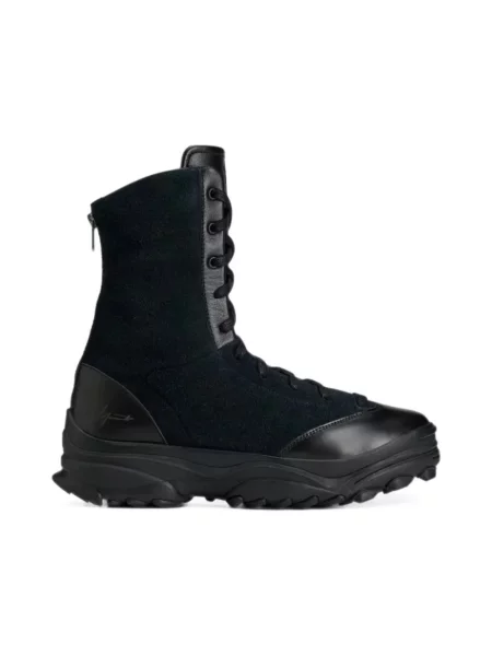 Botki Y-3 skórzane czarne