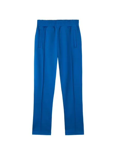 Pantaloni Palm Angels alergare cu autograf albastru