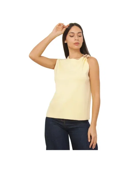 Top La Modeuse galben