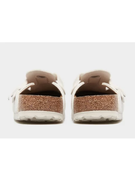 Klapki Birkenstock zamszowe białe