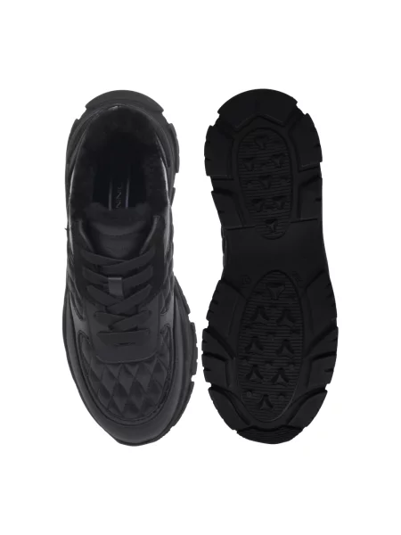 Sneakersy Baldinini skórzane ażurowe czarne