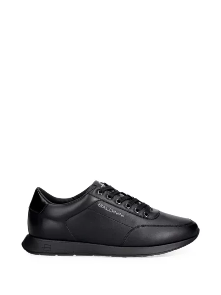 Sneakerși Baldinini din piele cu imagine negru