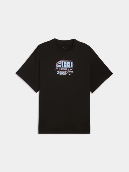 Футболка PUMA Melo x Hive Tee I комбінований верх чорний