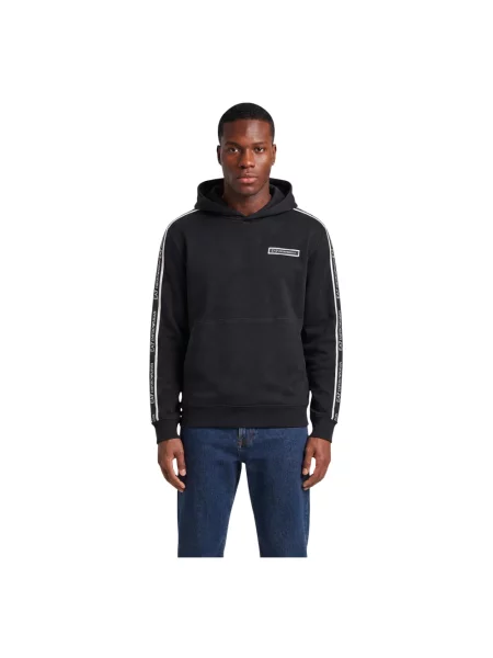 Bluza z kapturem Emporio Armani Ea7 z logo czarna