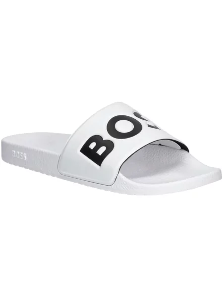 Pantofle Boss bílé