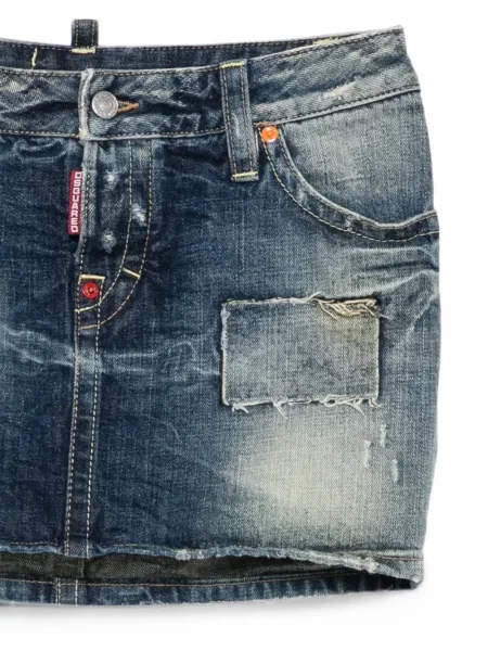 Fustă Dsquared2 albastru
