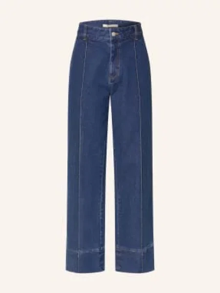 Barbour Džíny Se Širokými Nohavicemi dark indigo