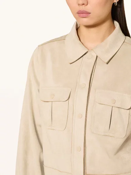 Frieda & Freddies Sako Geraldine V Koženém Vzhledu béžová