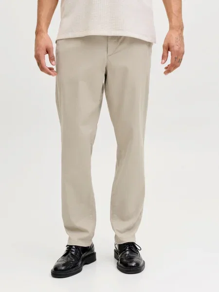 JACK & JONES Chino hlače JPSTOLLIE DYLAN svetlo / oliva siva