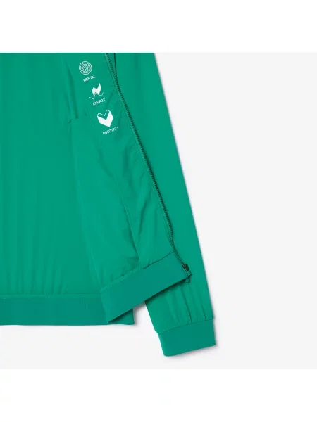 Lacoste Kurtka Sport Novak Djokovic zielona
