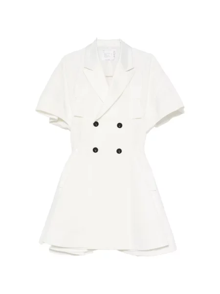 Rochie Sacai cu două rânduri de nasturi negru