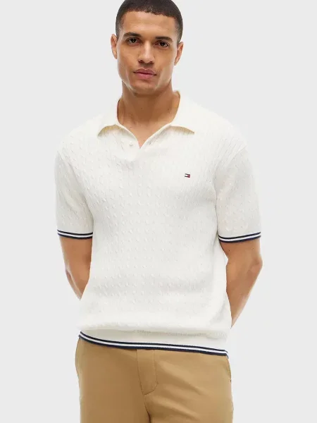 Трикотажний светр Tommy Hilfiger білий