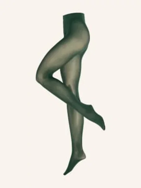 Falke Rajstopy Pure Matt gruen zielone