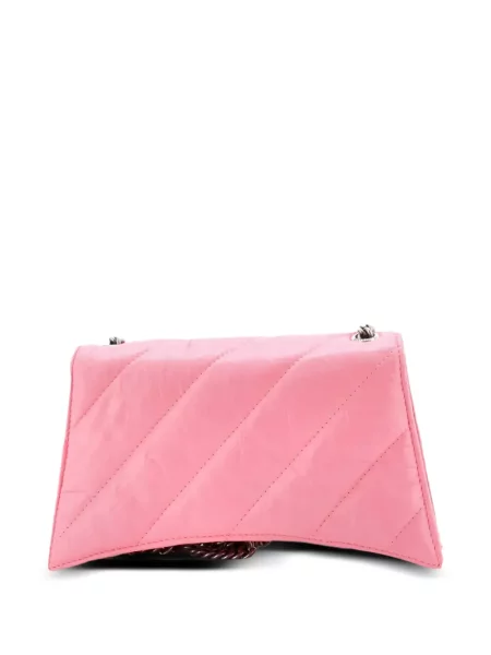 Pikowana torba Balenciaga różowa