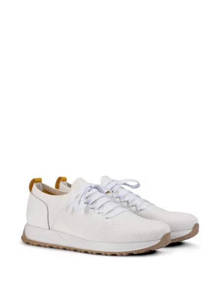 Sneakerși Doucal's din piele alb