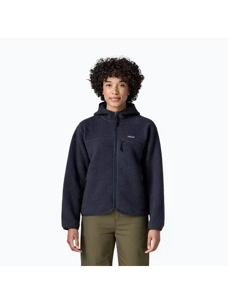 Bluză fleece pentru femei Patagonia Retro Pile Hoody sunken blue albastru