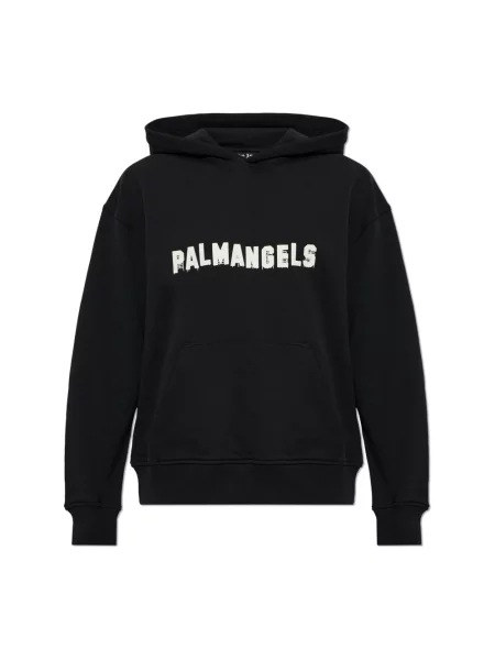 Bluza z kapturem Palm Angels z kapturem czarna