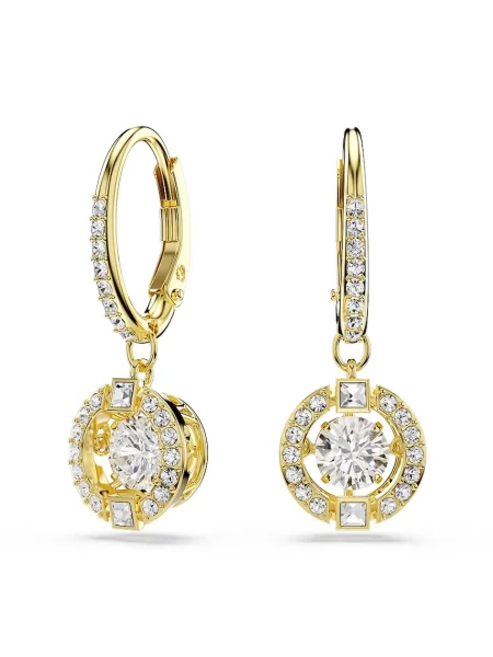 Swarovski cercei pentru femei placati cu aur zirconiu cubic UNA