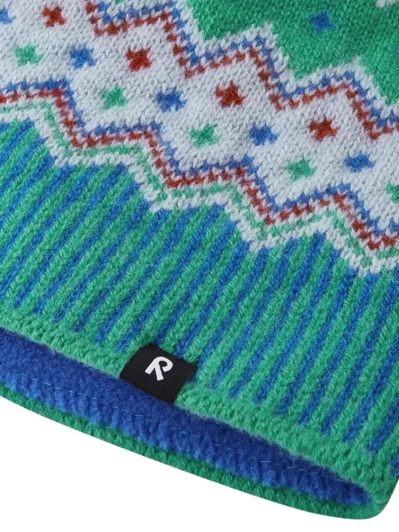 Gyerek téli sapka Reima Pohjoinen sparkly blue Pohjoinen zöld