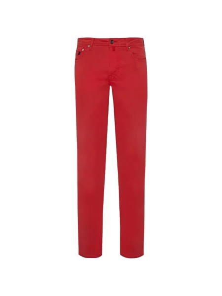 Pantaloni Vilebrequin cu 5 buzunare roșu