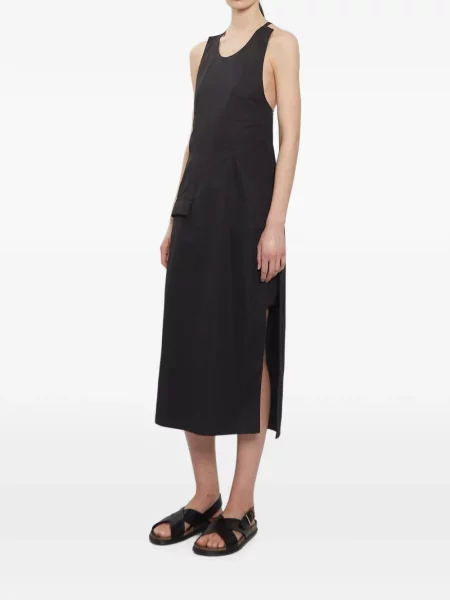 Rochie Rier din poplin negru