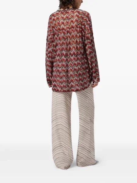 Top Missoni tricotate negru