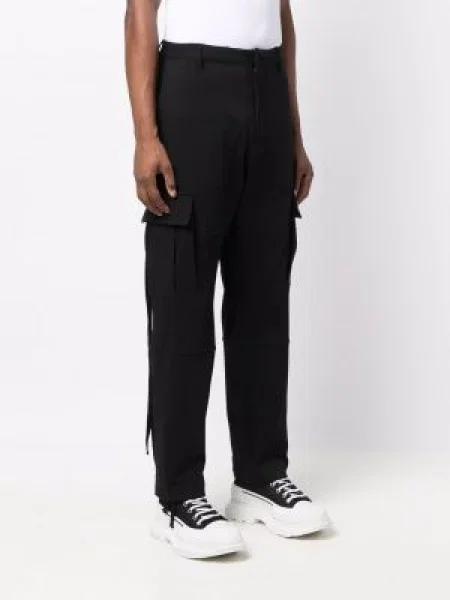 Běžecké cargo kalhoty Marcelo Burlon County Of Milan s výšivkou černé