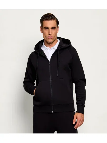 BOSS GREEN Hanorac Saggy negru