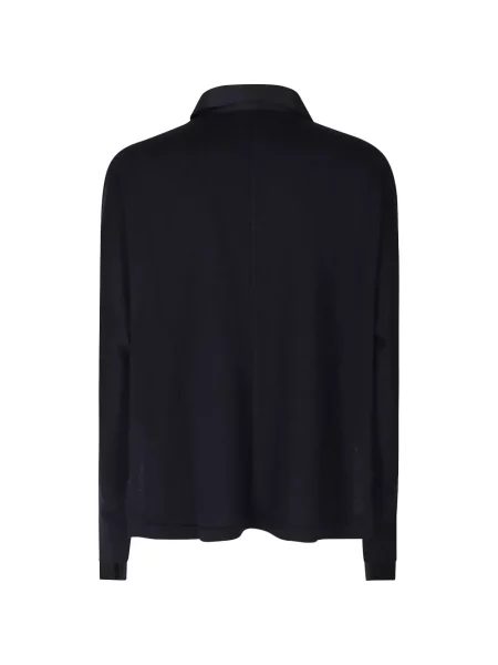 Pulover Semicouture din satin albastru