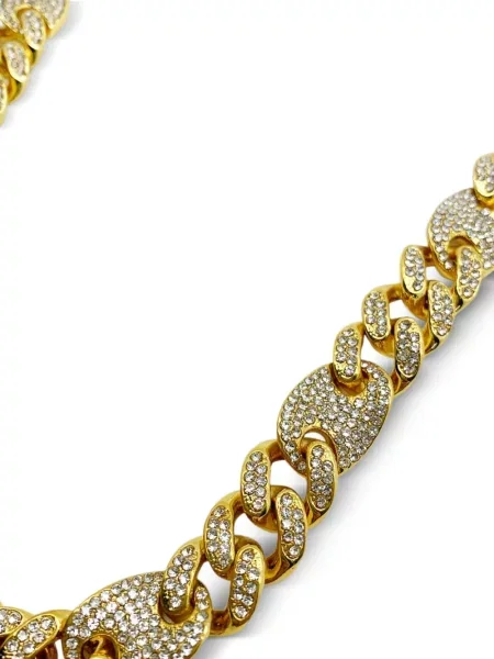 Колие Jennifer Gibson Jewellery с кристали златисто