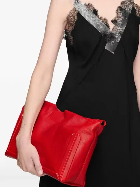Izrezati torba Maison Margiela crvena