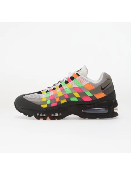 Sneakers Nike Air Max 95 Big Bubble Woven White/ Purple Dynasty-Pearl Grey EUR 43 alb