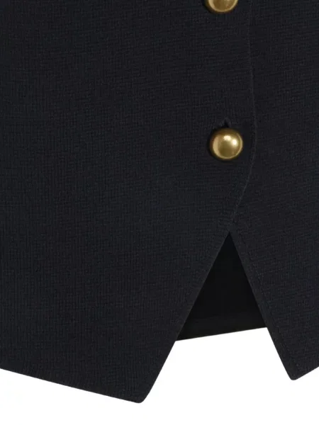 Vestă Max Mara cu decolteu în V albastru